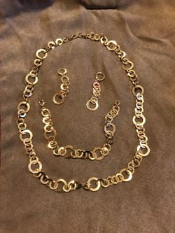 Set Necklace,earring, and bracelet