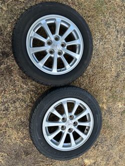 2012-2017 Mitsubishi Alloy Wheels with Tires 16”
