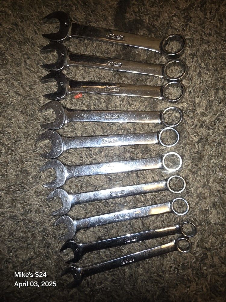 Snap on stubby up metric set