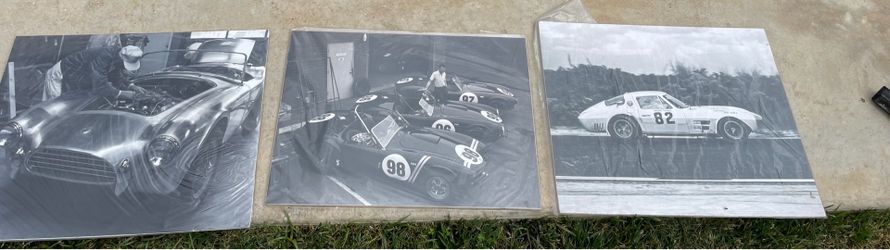 Vintage classic cars photos  Shelby  16x20