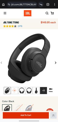 JBL Tune 770NC Wireless Headphones