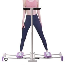 Leg Exercise, 2 in 1 Ski Exercise Machine Strength Training, Pelvic Floor Muscle Repair Device, Adjustable Height Leg Machine for Yoga Pelvic Muscle H
