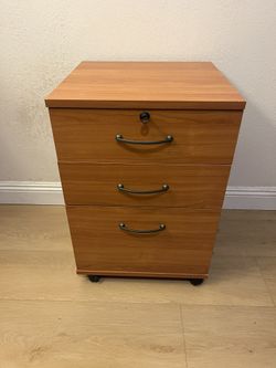 Mobile Lockable File Cabinet (Read Description)
