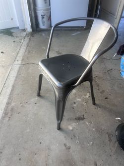 Metal Dinning Chairs with Arms  6