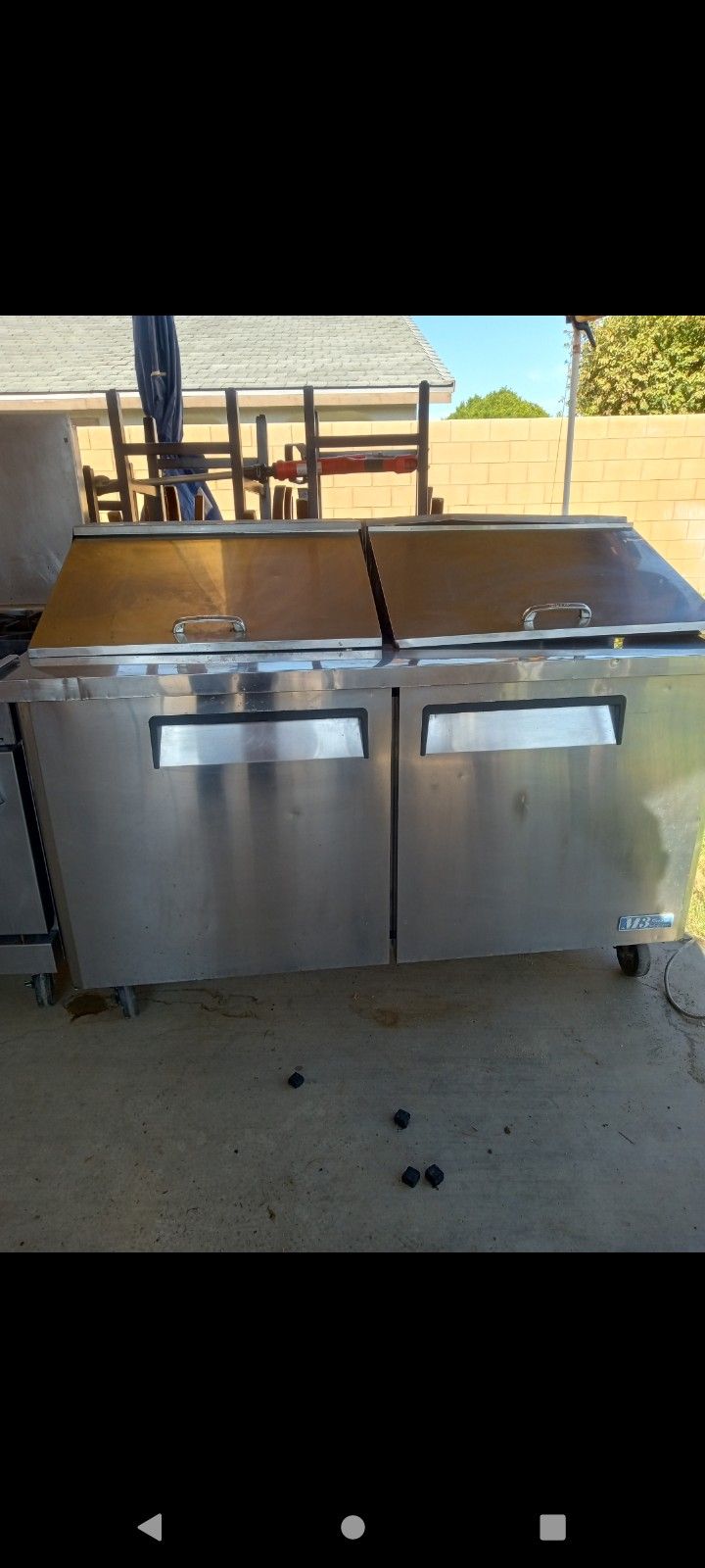 Prep Fridge Makeline Refrigerator