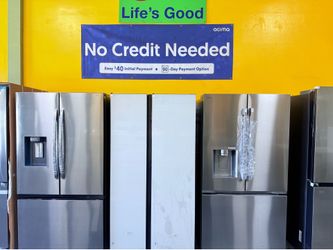 New refrigerator finance available no credit needed