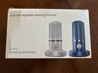 Cordless fruit and vegetables washing machine
