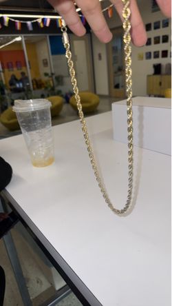 14k rope chain