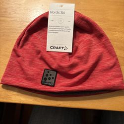 CRAFT Nordic Ski Microfleece Hat NWT Rose-Melange: One size