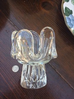 Glass Candle Holder