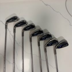 Left handed complete set  - Ping irons - Callaway driver - Ping bag