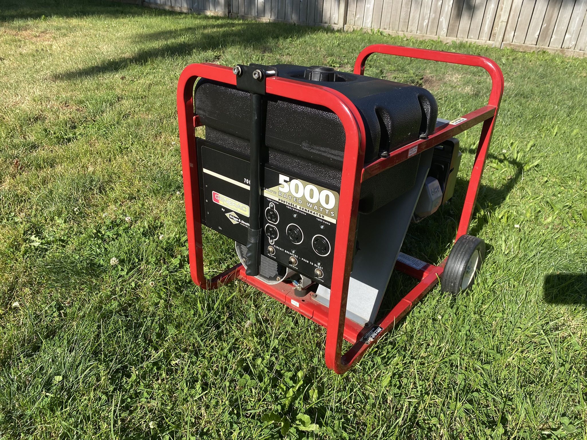 Generac 5000 Portable Generator 