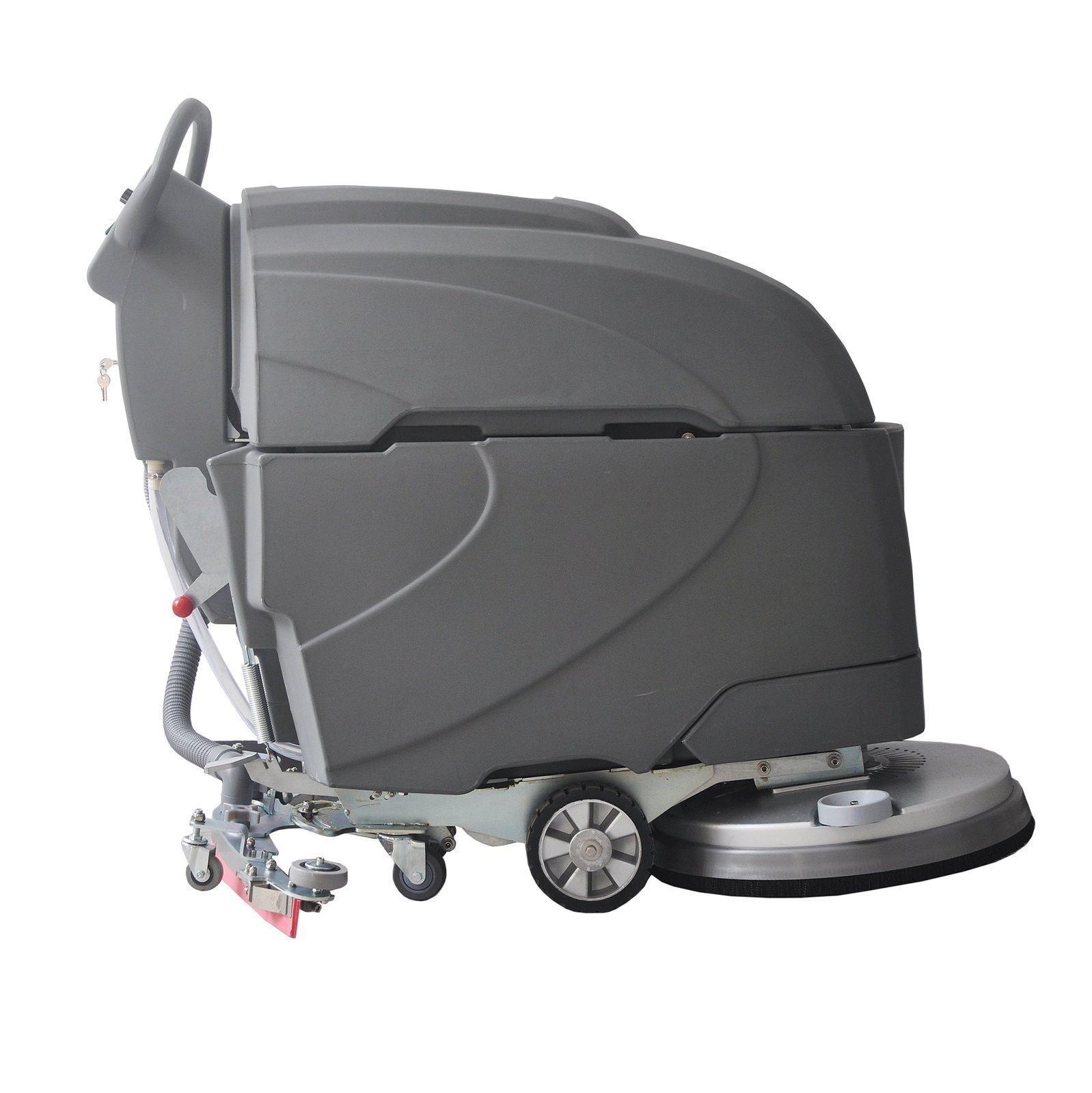 Walk Behind Floor Scrubber Machine w/100AH Batteries 14.5gal Tank(300NS-MX3NS