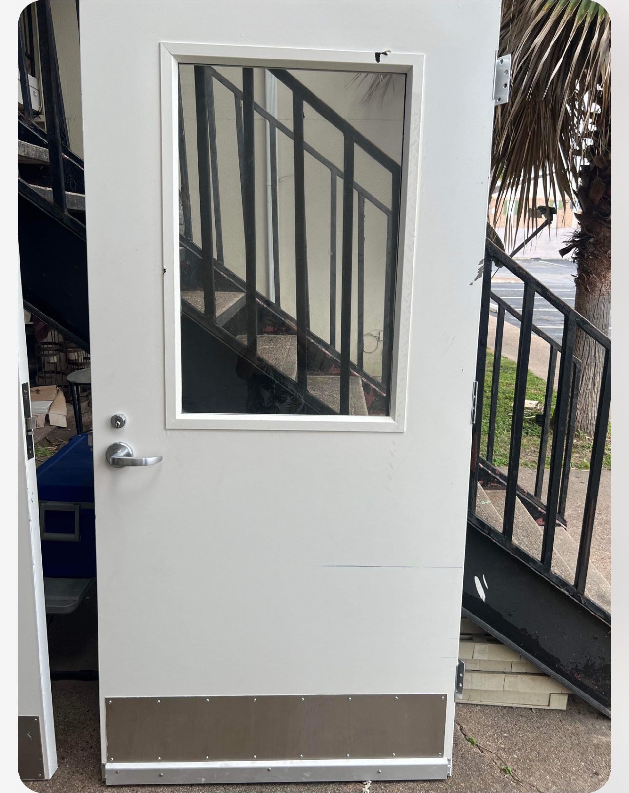 Comercial Metal Door With Frame