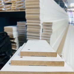 MDF baseboard 3 1/2 $0.68 / Molduras