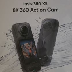 Insta360 X5 8K Action Camera New in box