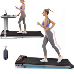 3 in 1 Treadmill, Portable Under Desk Walking Pad with Incline for Home/Office, Remote Control, LED Display