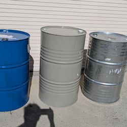 55 Gallon Steel Drums