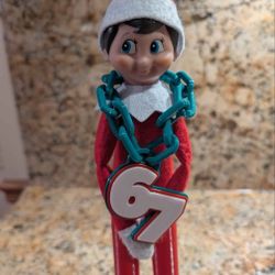 Elf On The Shelf 67 Necklace 