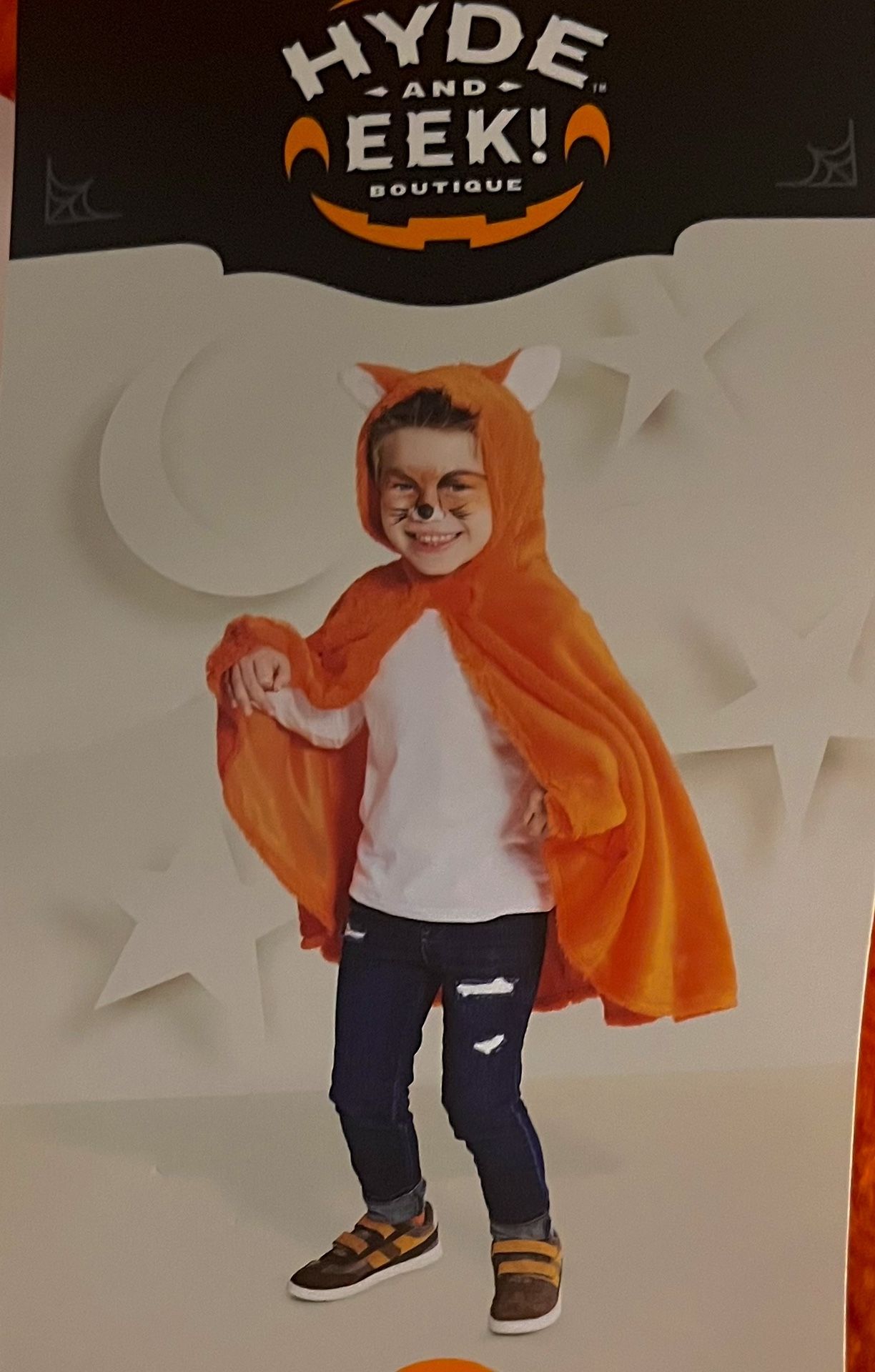 Kids Fox Hooded Cape