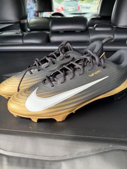 Nike Vapor Football Cleats Black and Gold sz14 NEW