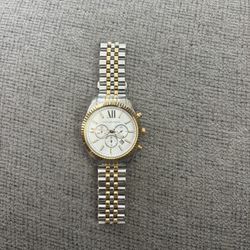 Michael Kors Two-Tone Quartz Chronograph With Date