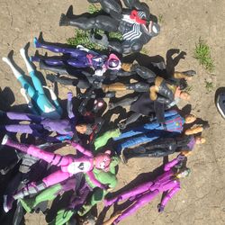 12.\n Inch action figures. Marvel &d