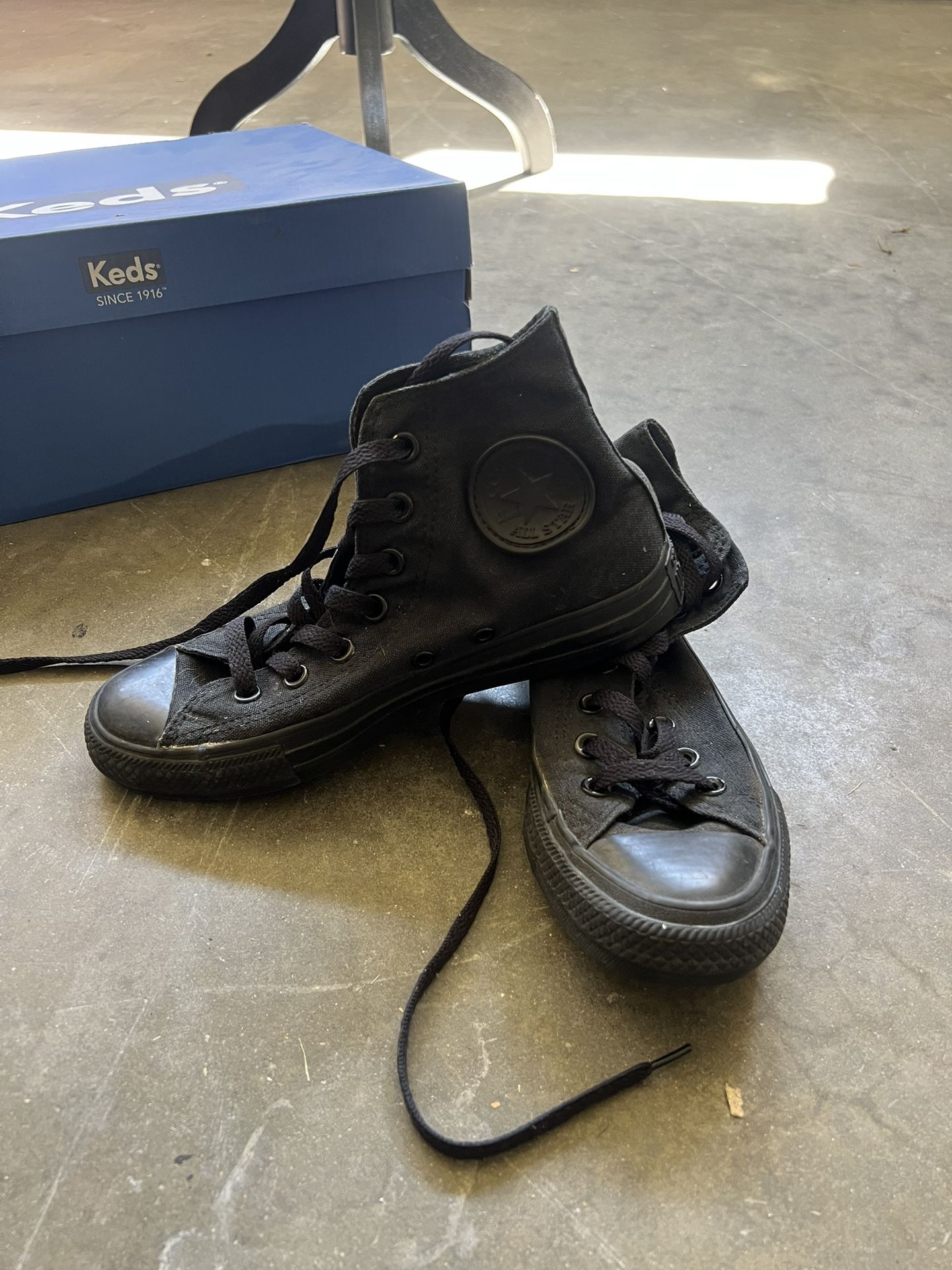 Converse High tops.