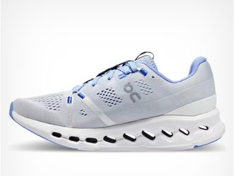 On Running Women's Cloudsurfer sneakers in the Heather/White colorway size 6