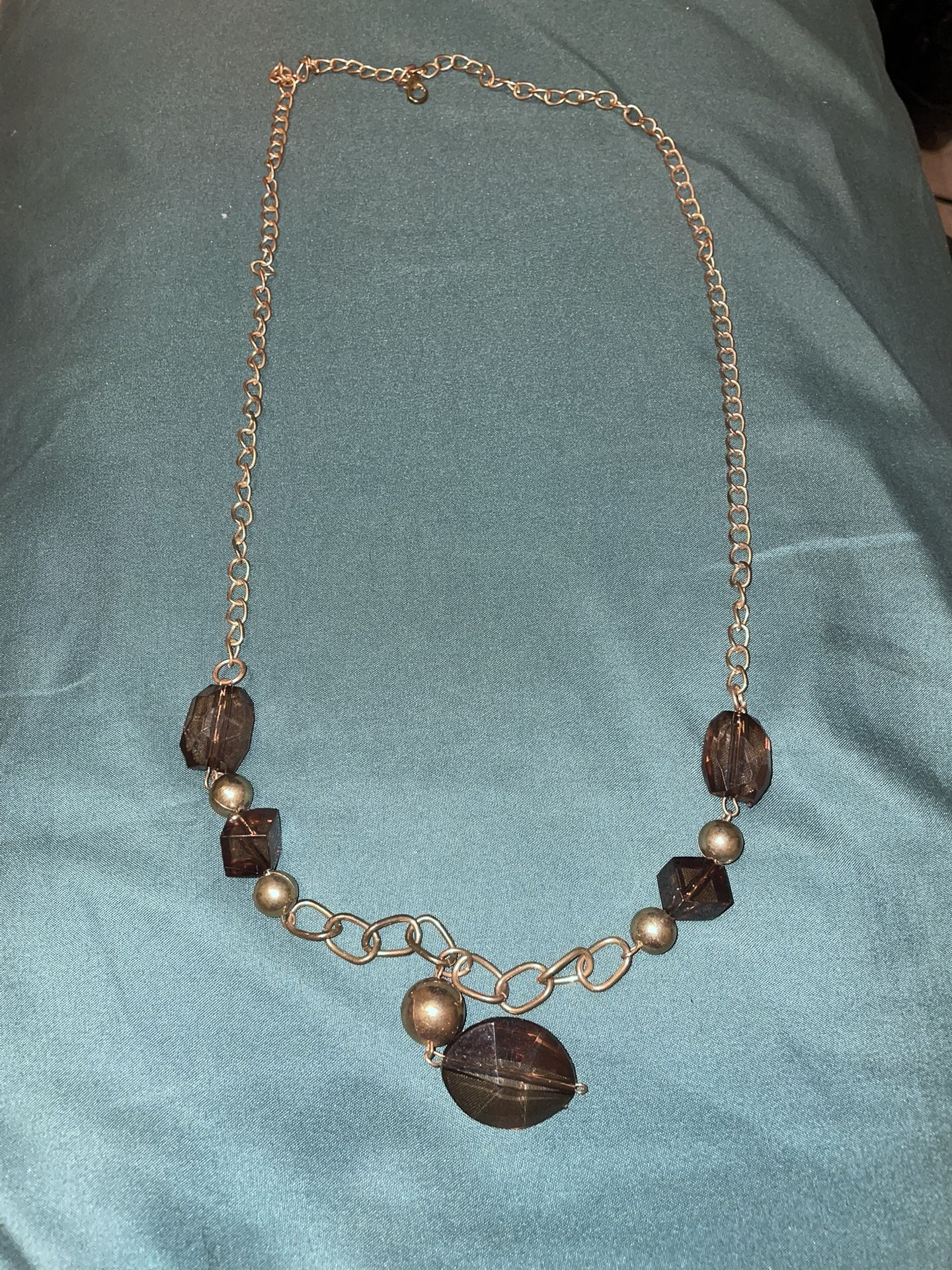 Brown Beaded Necklace