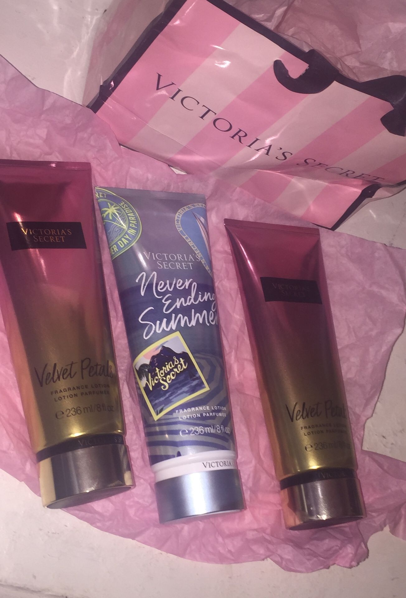 3 Victoria Secret/ Fragrances Lotion/ Lotion perfume