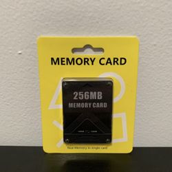 PS2 Memory Card 256 MB NEW SEALED PlayStation 2 Video Game Storage