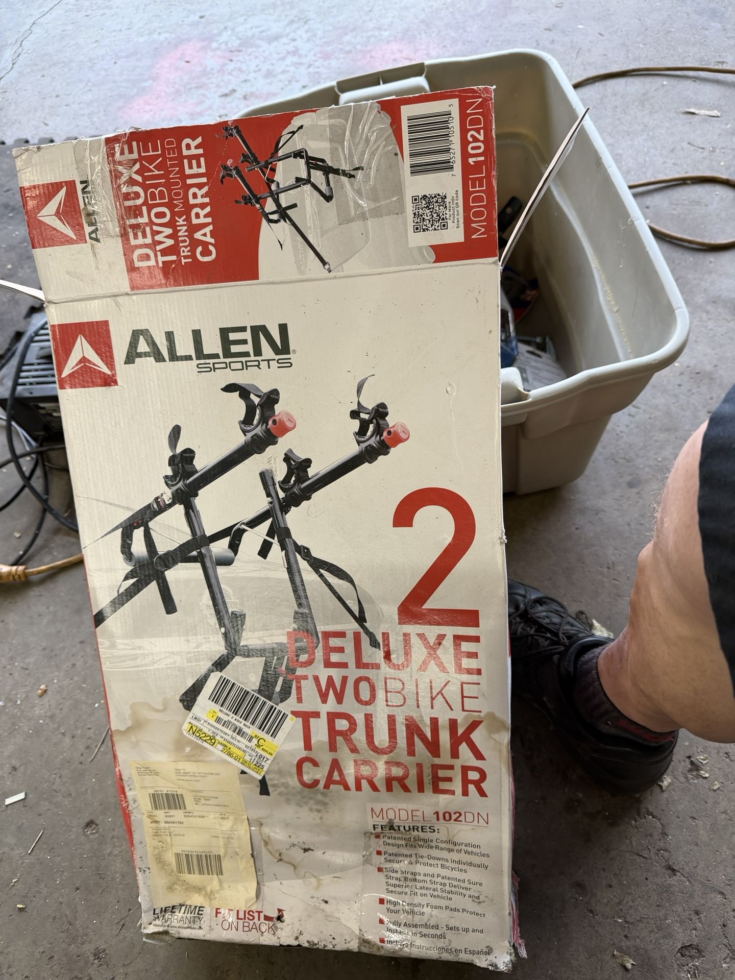 Allen Bicycle Trunk Mount