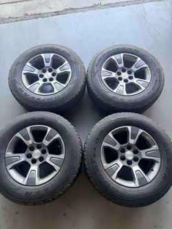 Chevy Colorado 17" OEM Wheels + Tires (Set of 4)