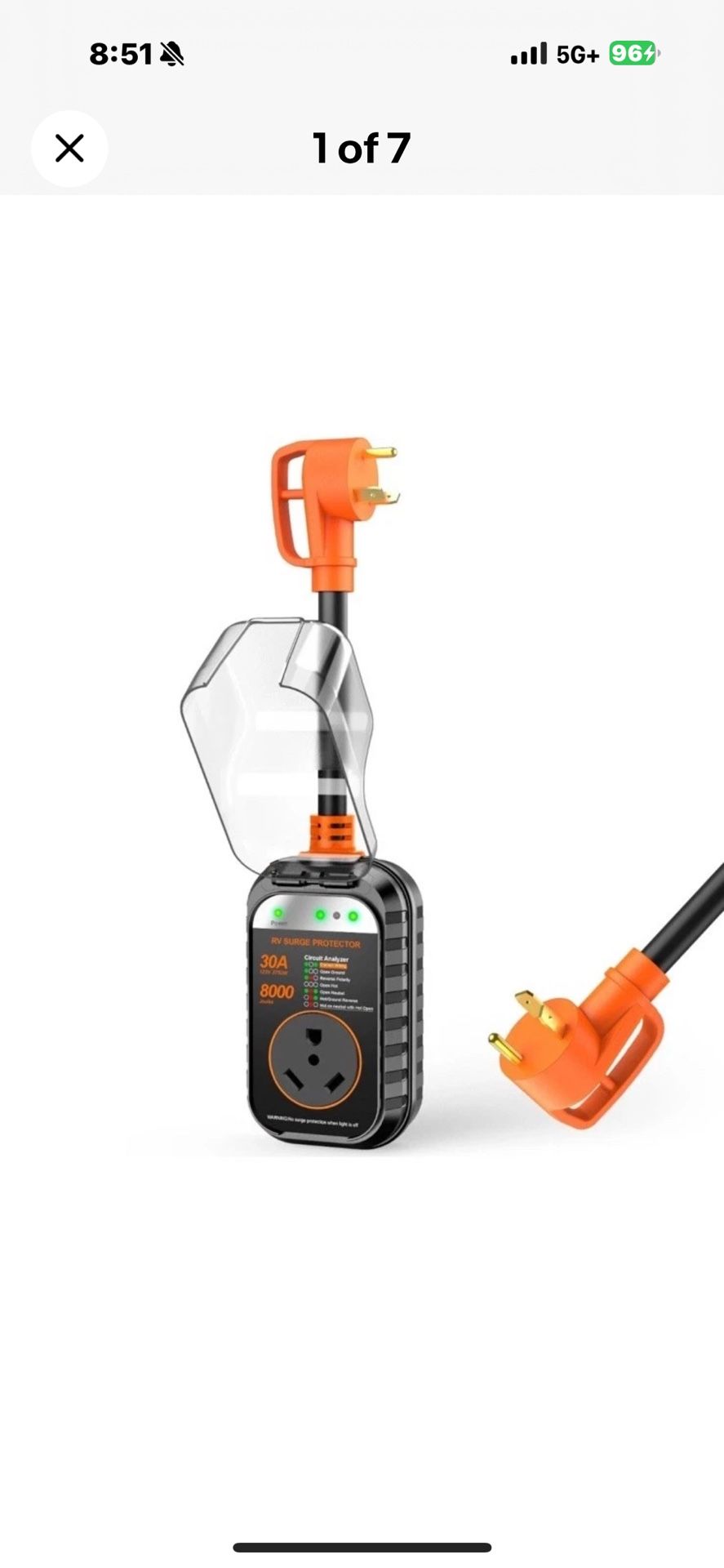 GEARGO RV Surge Protectors 30 Amp RV Circuit Analyzer, [2025 New Upgraded & G...