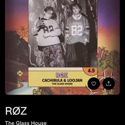 Tickets To see ROZ 