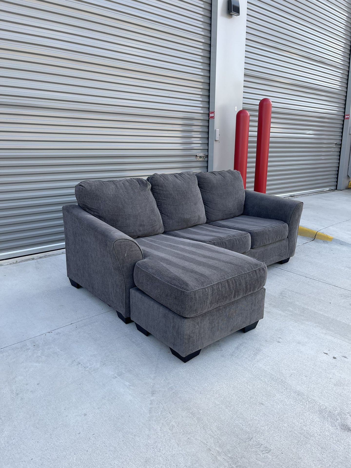 Ash Grey Sectional Couch 