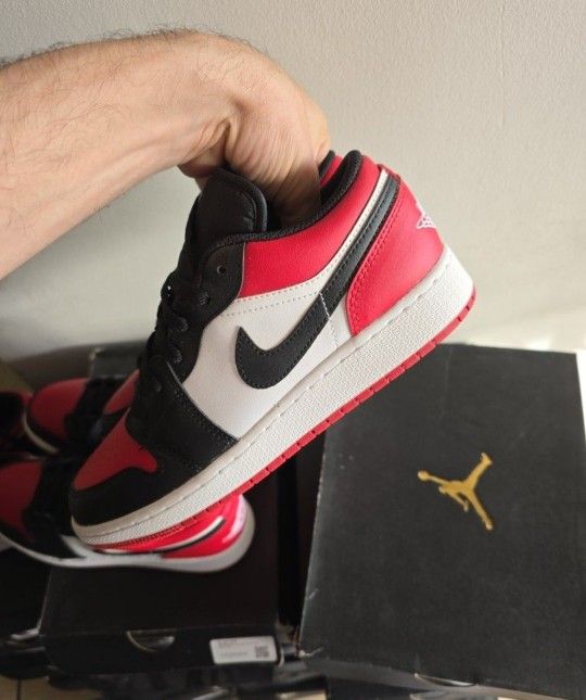 Jordan 1 Low Bred Toe