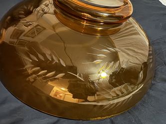 Vintage Amber Glass