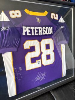 Adrian Peterson Autographed Jersey Authenticated