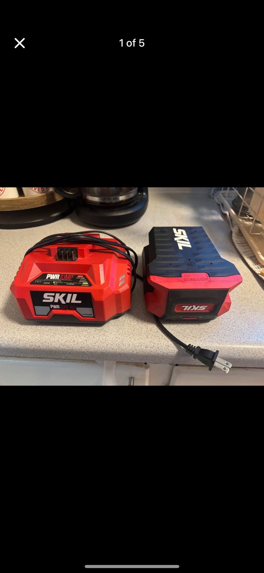 SKIL Lawn Mower Battery & Charger