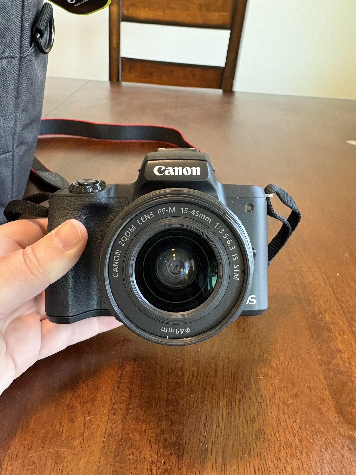 Canon Camera With Case