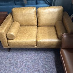 New Brown Loveseat