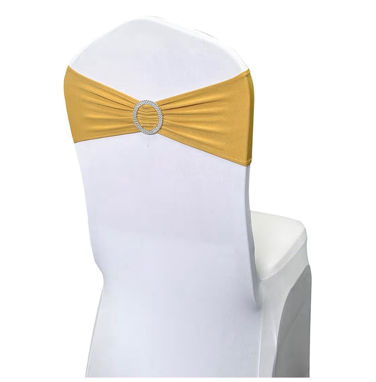 Gold Spandex Chair Sashes