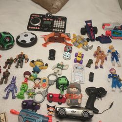 Figures ,Toys,Guns, Balls