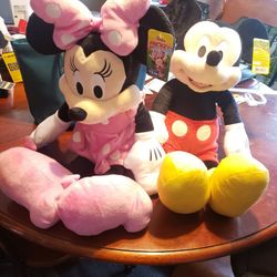 Mickey And Minnie Brand New With Tags
