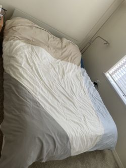 IKEA full sized bed (frame + mattress)