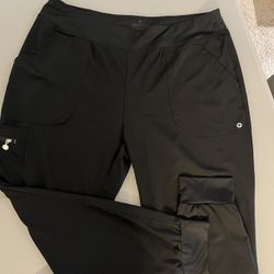 Black Scrub Joggers 