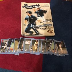 MAKE OFFER. Beavers Baseball Cards