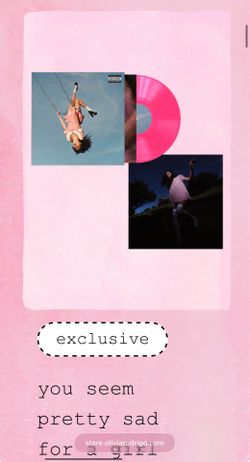 olivia rodrigo exclusive hot pink vinyl